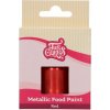 Cakesupplies Červená jedlá metalická farba Metallic Food Paint Red 30 ml