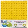 L-W Toys Podložka na stavění JUNIOR 16x16 bodů žlutá