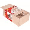 Bigjigs Toys drevené Spojkocky Natur set 100 ks