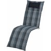 Livarno home Obojstranná podložka na kreslo Toronto, 167 x 50 x 7,5 cm (sivá) (100372220)