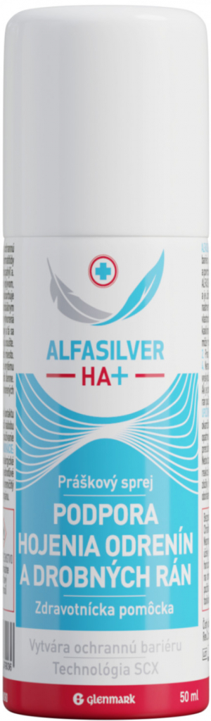 Alfasilver HA+ Sprej v prášku na ošetrenie rán 50 ml