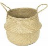 Compactor Pletený úložný košík z morskej trávy Belly, 35 x 32 cm, prírodná, M