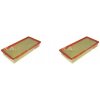 2 x Vzduchový filter KAMOKA pre AUDI, BENTLEY, BMW, CHEVROLET, CHRYSLER