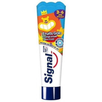 Signal Kids Fruits Gold 3-6 rokov, zubná pasta pre deti 50 ml