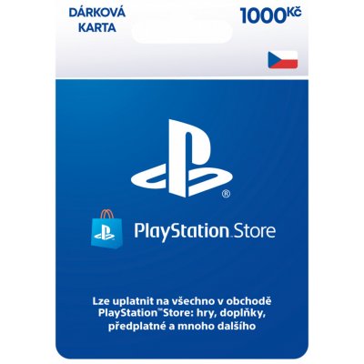 PlayStation Live Cards 1000Kč CZ