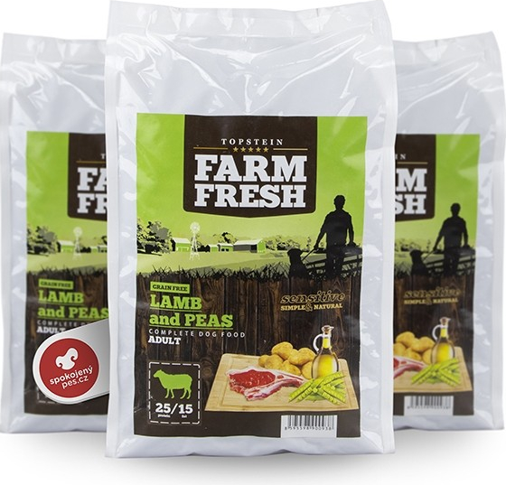 Topstein Farm Fresh Lamb and Peas Grain Free 20 kg