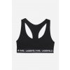 SPODNÁ BIELIZEŇ KARL LAGERFELD LOGO BRALETTE BLACK