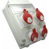 Rozvodnica 11M 4x16A/400V/5P možnosť istenia IP54 - ROS 11/x-03 (SEZ DK)