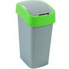 Curver Odpadkový koš, šedá-zelená, na tříděný odpad, 50 l, 195022 UCF01