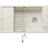 Blanco ELON XL 8 S biela soft + excentrické ovládanie + Blanco MIDA-S chróm 521454