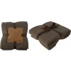 Homestyling Deka prošívaná Premium hnedá 200x220
