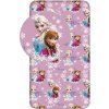 Napínacia bavlnená detská plachta na jednolôžko 90x200 cm Frozen – Jerry Fabrics