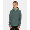 Chlapčenská fleecová mikina s kapucňou Kilpi FLOND-JB zelená 98-104