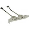 PREMIUMCORD Prídavné porty pre MB 2x USB (záslepka)