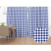 Biante Bavlnený záves Sandra SA-057 Modro-biele kocky 140x240 cm
