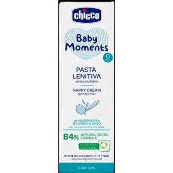 Chicco Baby Moments ochraný upokojujúci krém na detský zadoček 100 ml