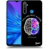 Picasee silikónový prehľadný obal pre Realme 5 - Brain - White