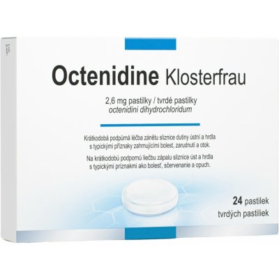 Octenidine Klosterfrau tvrdé pastilky 2,6 mg 24 ks