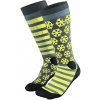 Ponožky Dynafit Ft Graphic Sk Veľkosť ponožiek: 43-46 / Farba: modrá/žltá
