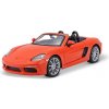 Bburago Porsche 718 Boxster cabrio Oranžová 1:24