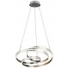 Trio 326210107 LED závesné stropné svietidlo Nuria/Yara 1x60W | 7200lm | 2300+3000+4000K - nastaviteľná výška, DIP switch, 3 fázové stmievanie, matný nikel