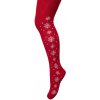 detské pančuchy dievča červené vianočné