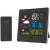 Solight Meteostanica TE80 farebný LCD displej, teplota, vlhkosť, RCC, čierna