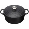 Le Creuset - Liatinový hrniec okrúhly s pokrievkou 18 cm/1,8 l čierny