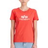 Alpha Industries New Basic T Wmn Radiant Red dámske tričko Farba: červená, Veľkosti dámske: L