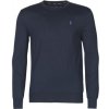 Polo Ralph Lauren Svetre PULL COL ROND AJUSTE EN COTON PIMA LOGO PONY PLAYER Modrá