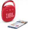 Prenosný reproduktor JBL Clip 4 červený 5 W
