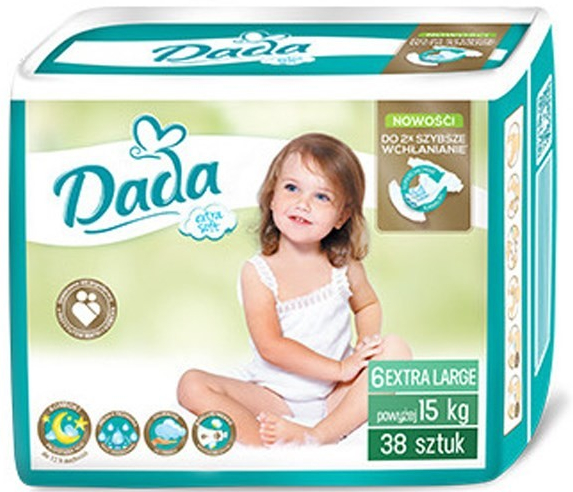 Dada Extra Soft 6 nad 15 kg 38 ks od 7,89 € - Heureka.sk