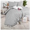 Obliečky bavlnené Alya grey EMI, Štandardný set jednolôžko obsahuje 1x 140x200 + 1x 70x90