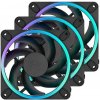 Fractal Design Momentum 14 RGB, 3-pack, čierne FD-F-MR1-1403