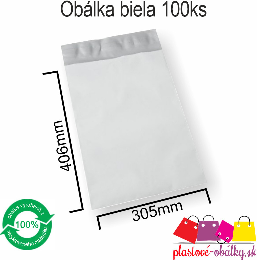 Plastové obálky biele čiastočne priehľadné Balenie: 100 ks balenie, Rozmer:  305 x 406 mm od 11,35 € - Heureka.sk