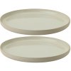 Stelton Jedálenský tanier EMMA 24 cm sivá farba kamenina 2 ks