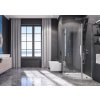 Aquatek EXTRA S5 Štvrťkruhový sprchový kút 90x90x195cm, krídlové dvere, chróm, číre sklo AQ EXTRAS5CH9062