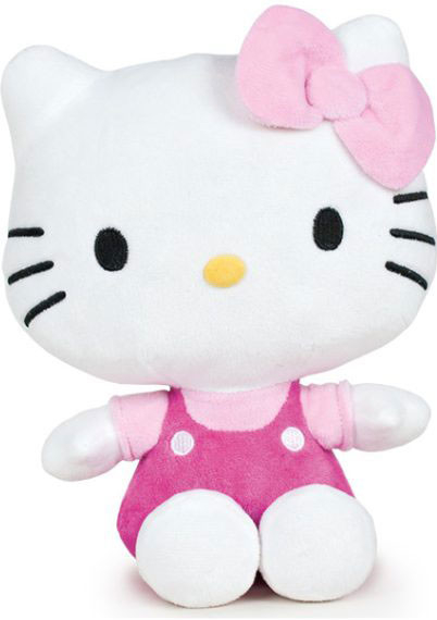 Sanrio Hello Kitty Plush Figure Pink Bow Pink Shirt 25 cm