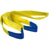 Zdvíhací popruh 3000 kg, Dvojvrstvový, Zdvíhací pás oko-oko, Žltý, Certifikovaný, B2 6 m 90 mm 2025