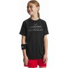 Detské tričko Under Armour Tech Split Wordmark SS-BLK Detská veľkosť: 118-127 / Farba: čierna