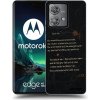 Picasee silikónový čierny obal pre Motorola Edge 40 Neo - POET