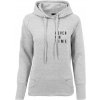 Ladies Never On Time Hoody grey