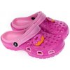 Detské ružové gumené šľapky TINKY