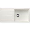 Blanco Metra XL 6 - Silgranitový drez, 99x49 cm, s ovládaním odtoku, biela 516522