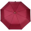 Dámsky skladací vystrelovací dáždnik s bodkami bordó sv. 1ks
