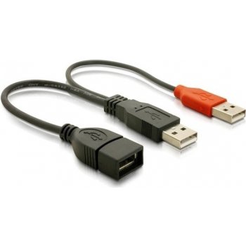 Delock USB napájecí Y kábel, 2x A na A od 4,98 € - Heureka.sk