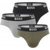 Boss cotton stretch power black & forest color combo