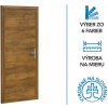 Vedľajšie vchodové dvere ETILA G-DOOR | hladký panel | drevoimitácia