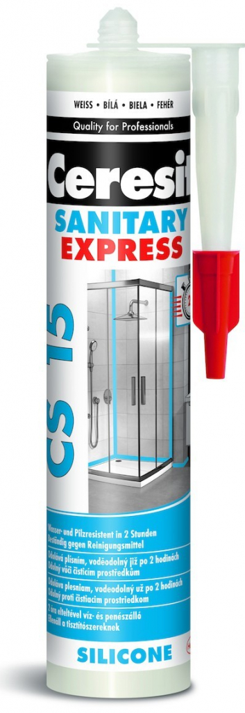 Ceresit CS 15 Express silikónový tmel 280ml biely