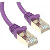 Conexpro PC6AFS-5P slim patch STP CAT6A 5m fialový